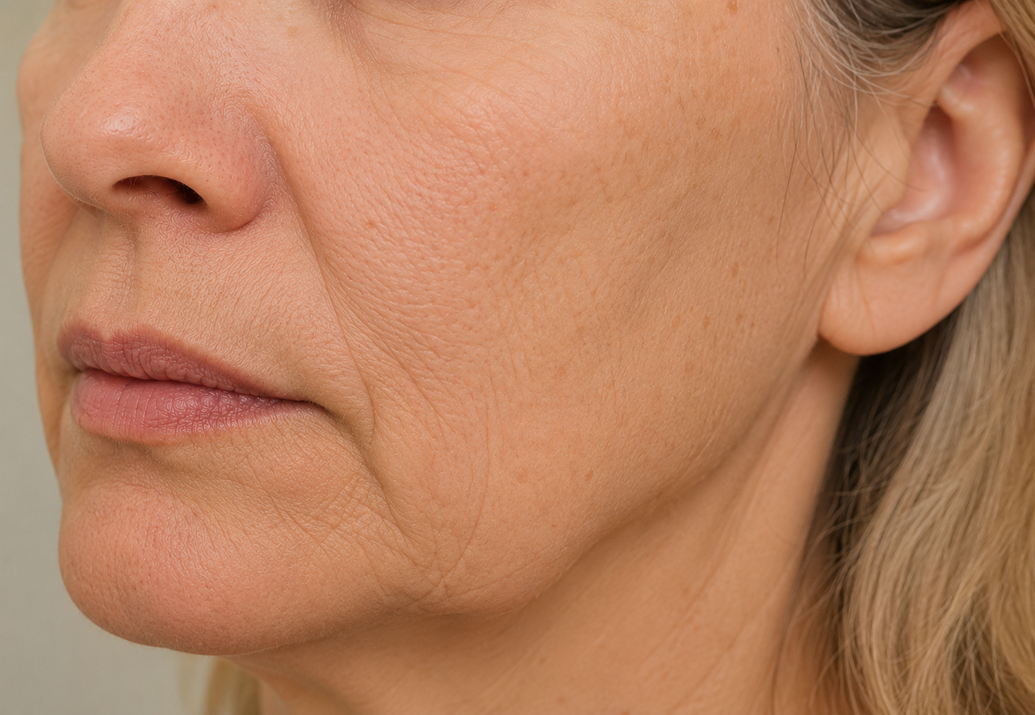 Before treatment skin