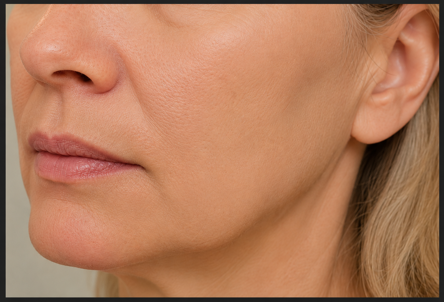 After treatment skin