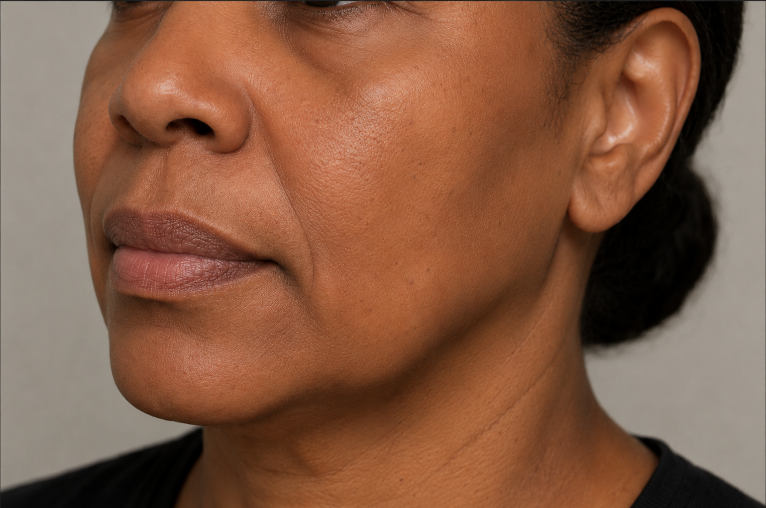 After treatment skin