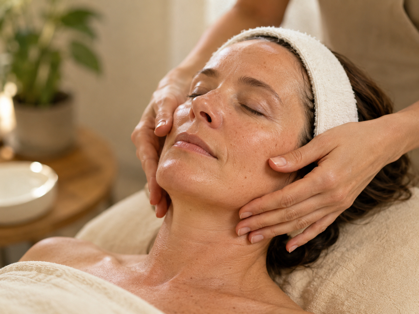 Lumière Signature Facial treatment session